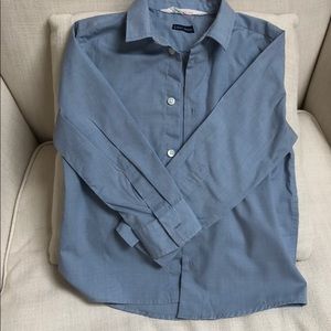 H&M light blue boys button down size 5-6